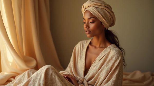 Optez pour un turban chimio qui allie style et confort